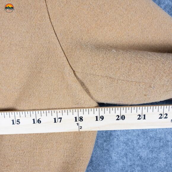 Maurices Overcoat Tan Long Sleeve Full-Zip Pockets Women's Size Medium - Picture 6 of 15